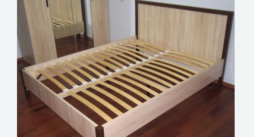 Сборка двухспальной кровати. Усинск