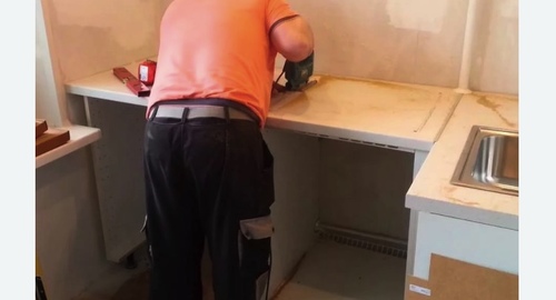 Сборка кухонного гарнитура. Усинск